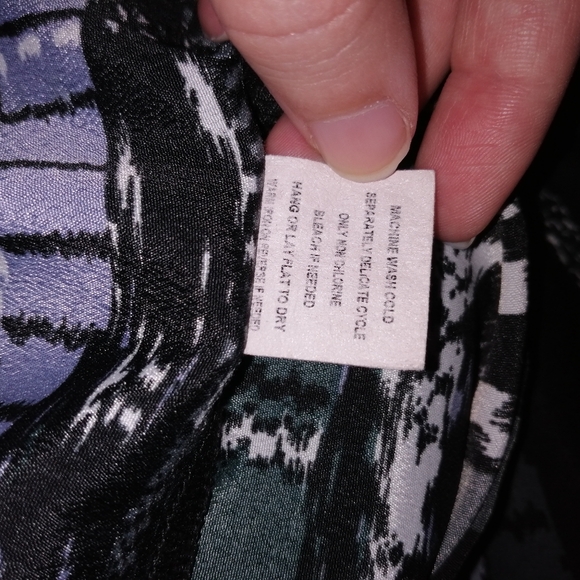 🐘 Women's Small BeBop navy and black patterned dress - Picture 8 of 8